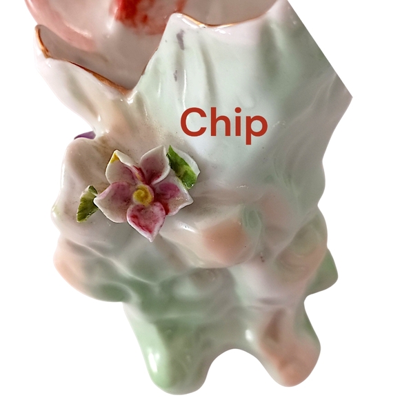 Vtg Flamingo MINI Vase Planter Japan Porcelain Succulent Air Plants Kitschy READ - Picture 3 of 16